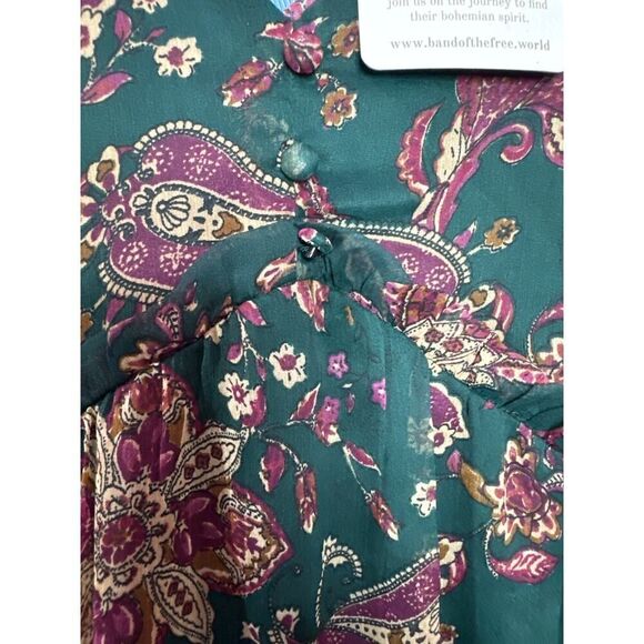 Band of Gypsies We The Free Wrap Dress Size Medium - Picture 9 of 14